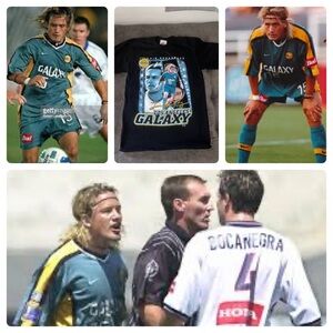 LA Los Angeles Galaxy 90s Y2K Luis Hernandez El Matador Soccer T-Shirt